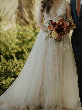BHLDN Hearst Wedding Dress 8 Blush